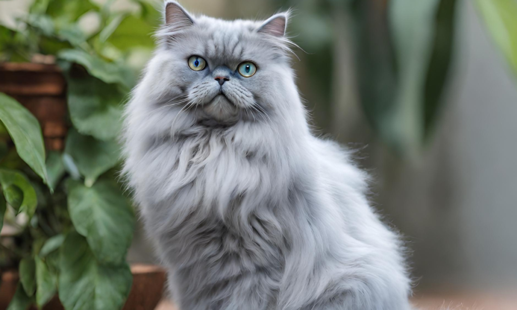 Blue Persian cat