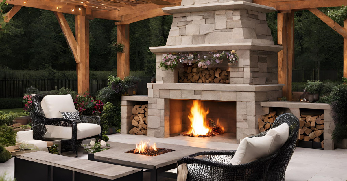 Read more about the article Top 10 Trending Outdoor Patio Fireplace Ideas