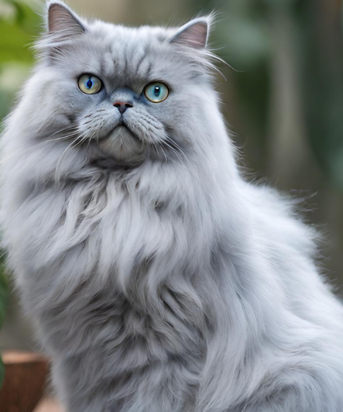 Blue Persian cats